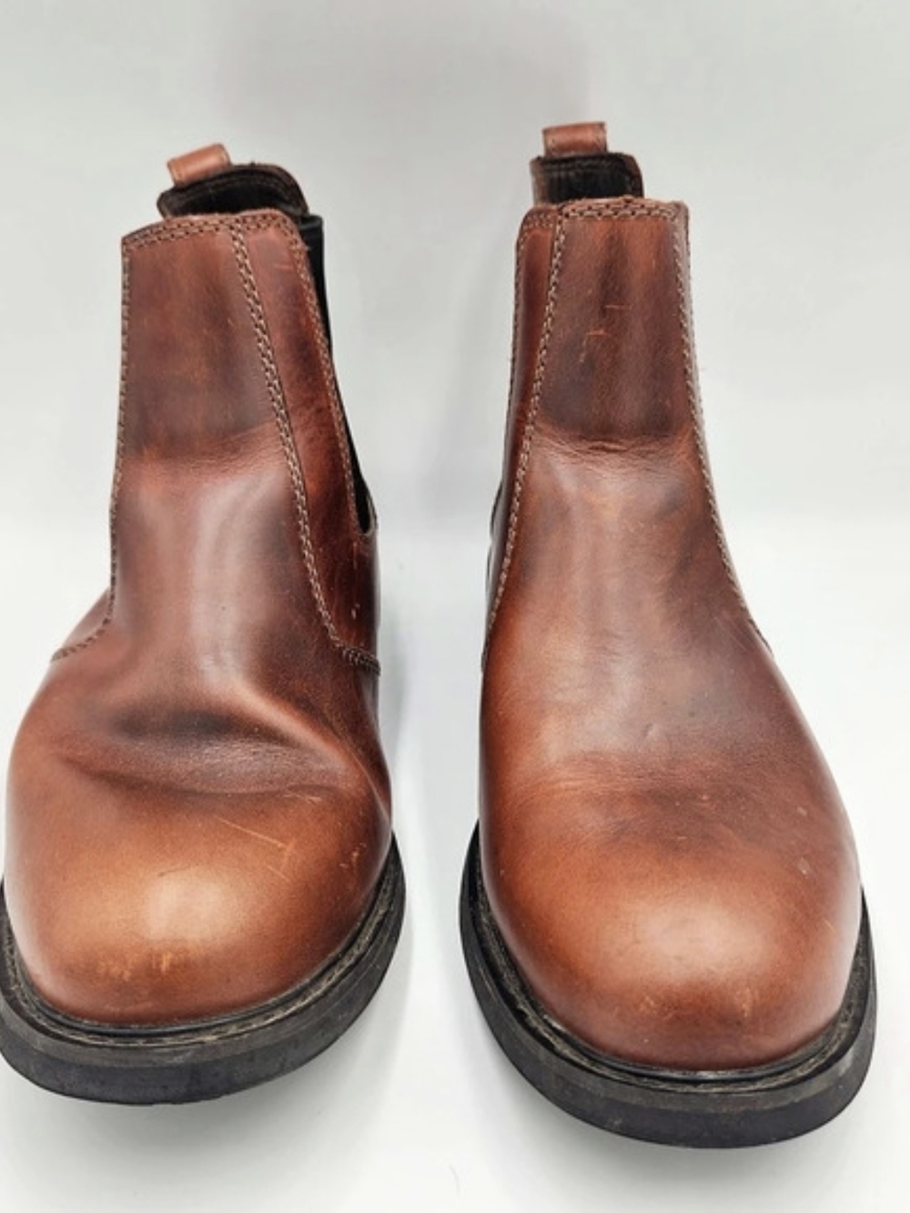Orca Bay Brecon 41 Leather Chelsea Boots in Brown. Men's 8 US